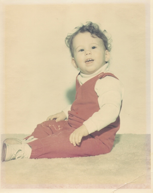 That's me. At 14 months old.